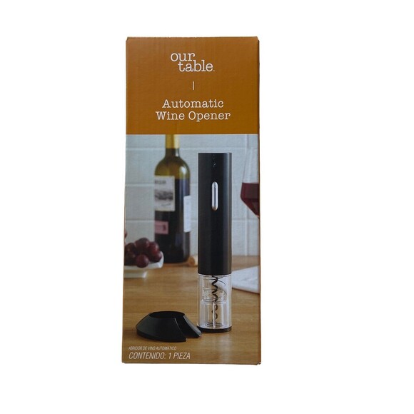 Electric Cordless Wine Bottle Opener Set Automatic Corkscrew with Foil Cutter - Picture 8 of 10